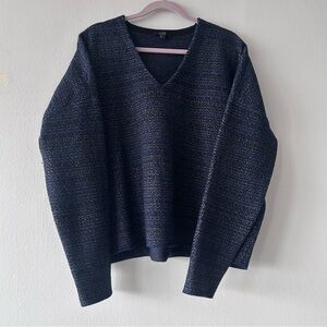 COS jacquard boiled-wool jumper